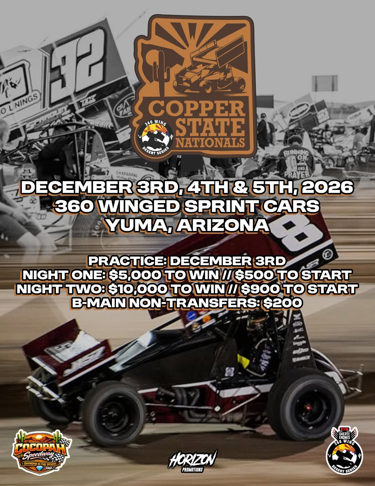 Copper State Sprint Cars - December 3rd-5th, 2026